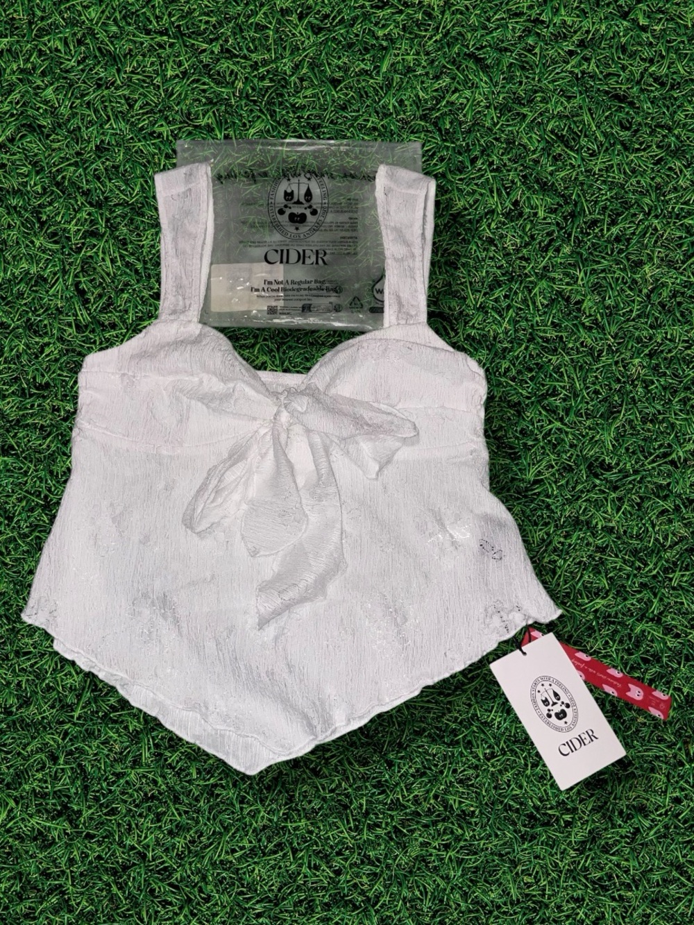 NWT Cider Lace Sweetheart Top